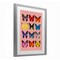 Stupell Industries Butterfly Species on Pink Framed Print Under Glass, design by LISH Creative
